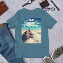 Load image into Gallery viewer, Stop Wishing, Start Doing Soft Blend Unisex T-Shirt Tracy McCrackin Photography - Tracy McCrackin Photography