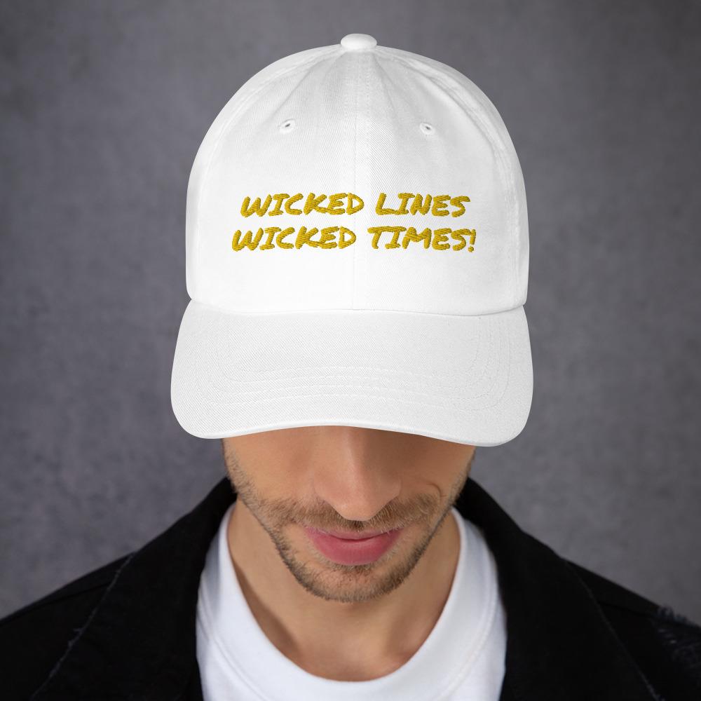 Wicked Lines Dad hat (Yellow) Tracy McCrackin Photography - Tracy McCrackin Photography
