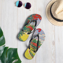 Load image into Gallery viewer, Garden Escape Flip-Flops Tracy McCrackin Photography - Tracy McCrackin Photography