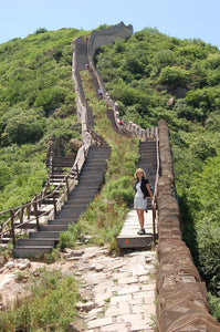 Tracy on the Great Wall of China - Tracy McCrackin Photography