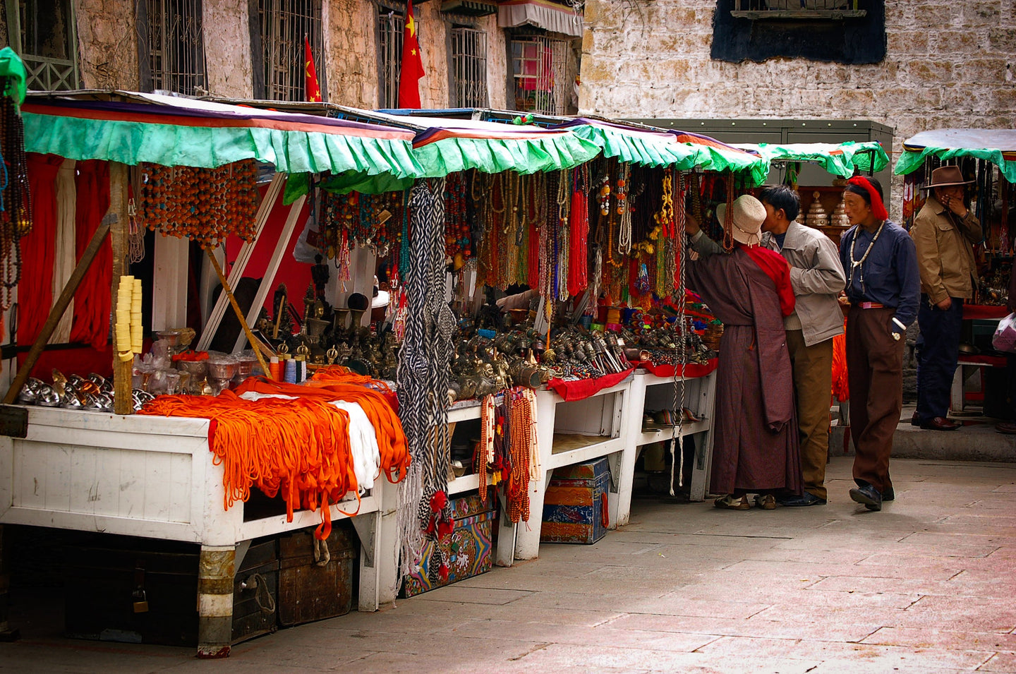 Tibetan Marketplace in the Holy City 5 x 7 / Colored Tracy McCrackin Photography GiclŽe - Tracy McCrackin Photography