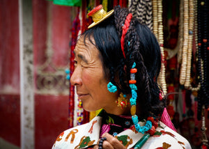 Tibetan Hair Jewelry 5 x 7 / Colored Tracy McCrackin Photography GiclŽe - Tracy McCrackin Photography