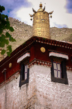 Load image into Gallery viewer, Golden Decor at Sera Monastery in Tibet 5 x 7 / Colored Tracy McCrackin Photography GiclŽe - Tracy McCrackin Photography