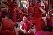 Load image into Gallery viewer, Buddhist Monk Debating 5 x 7 / Colored Tracy McCrackin Photography - Tracy McCrackin Photography