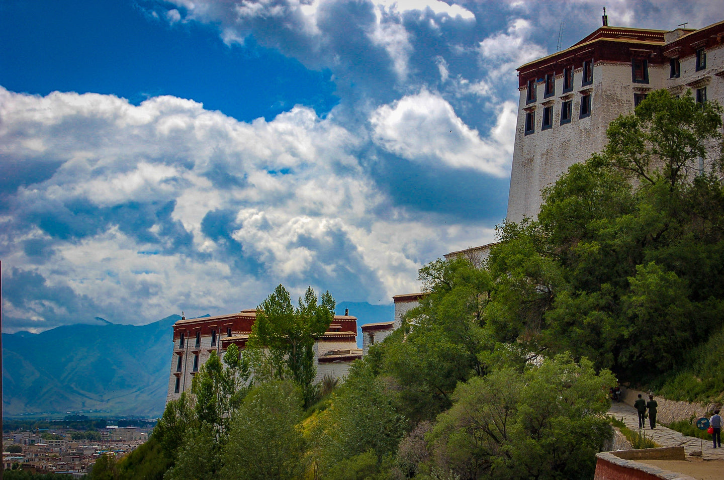 Clear Day At Monastery Portola Palace 5 x 7 / Colored Tracy McCrackin Photography GiclŽe - Tracy McCrackin Photography