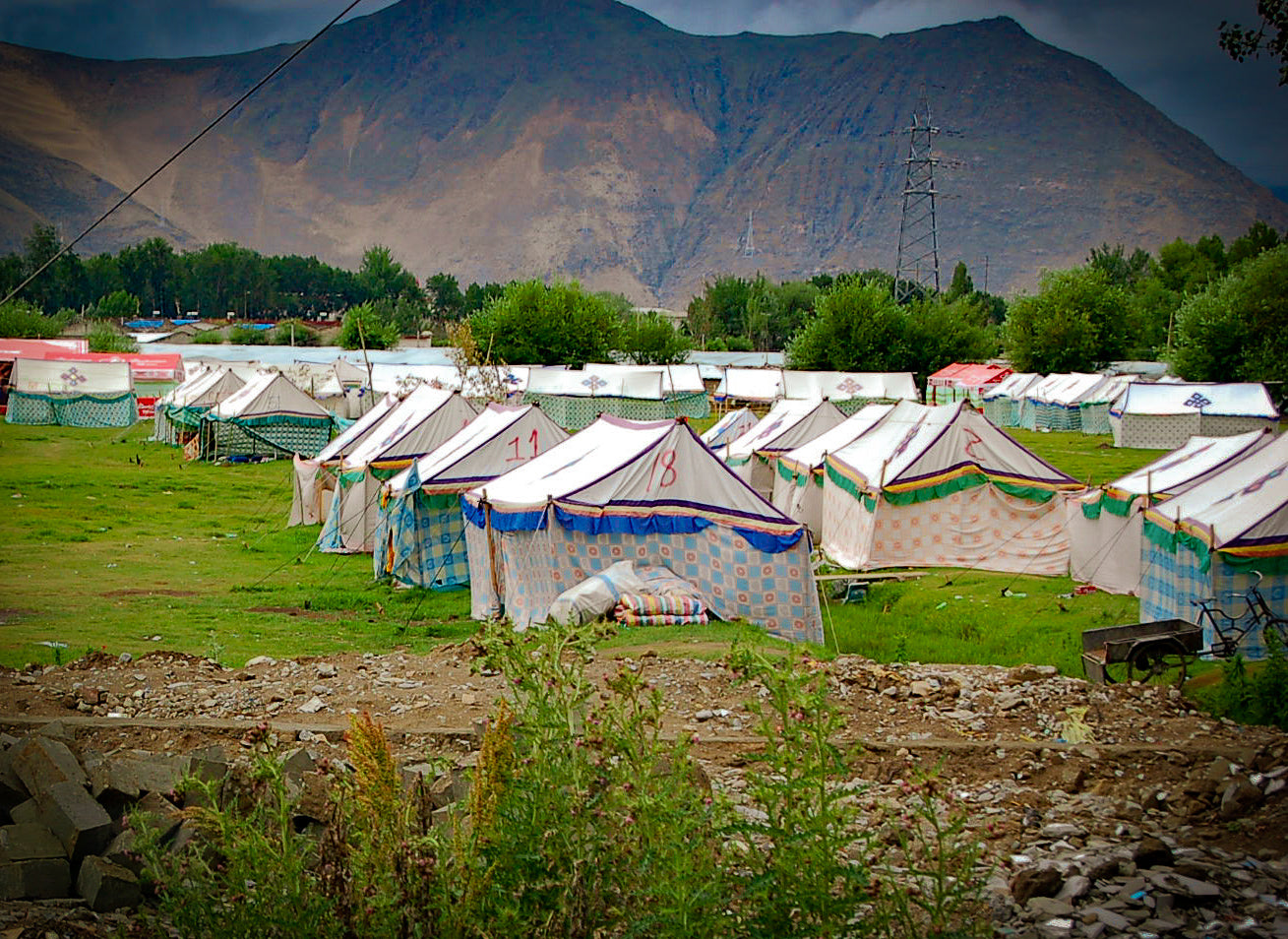 Tibetan Tent Cities 5 x 7 / Colored Tracy McCrackin Photography GiclŽe - Tracy McCrackin Photography