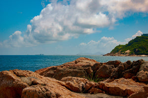 Rolling Clouds Over Hong Kong Islands 5 x 7 / Colored Tracy McCrackin Photography GiclŽe - Tracy McCrackin Photography