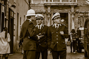 Smoking Officers 2 Tracy McCrackin Photography - Tracy McCrackin Photography