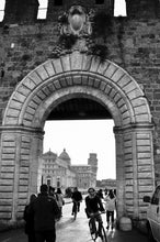 Load image into Gallery viewer, Doorway to Pisa 5 x 7 / B&amp;W Tracy McCrackin Photography GiclŽe - Tracy McCrackin Photography