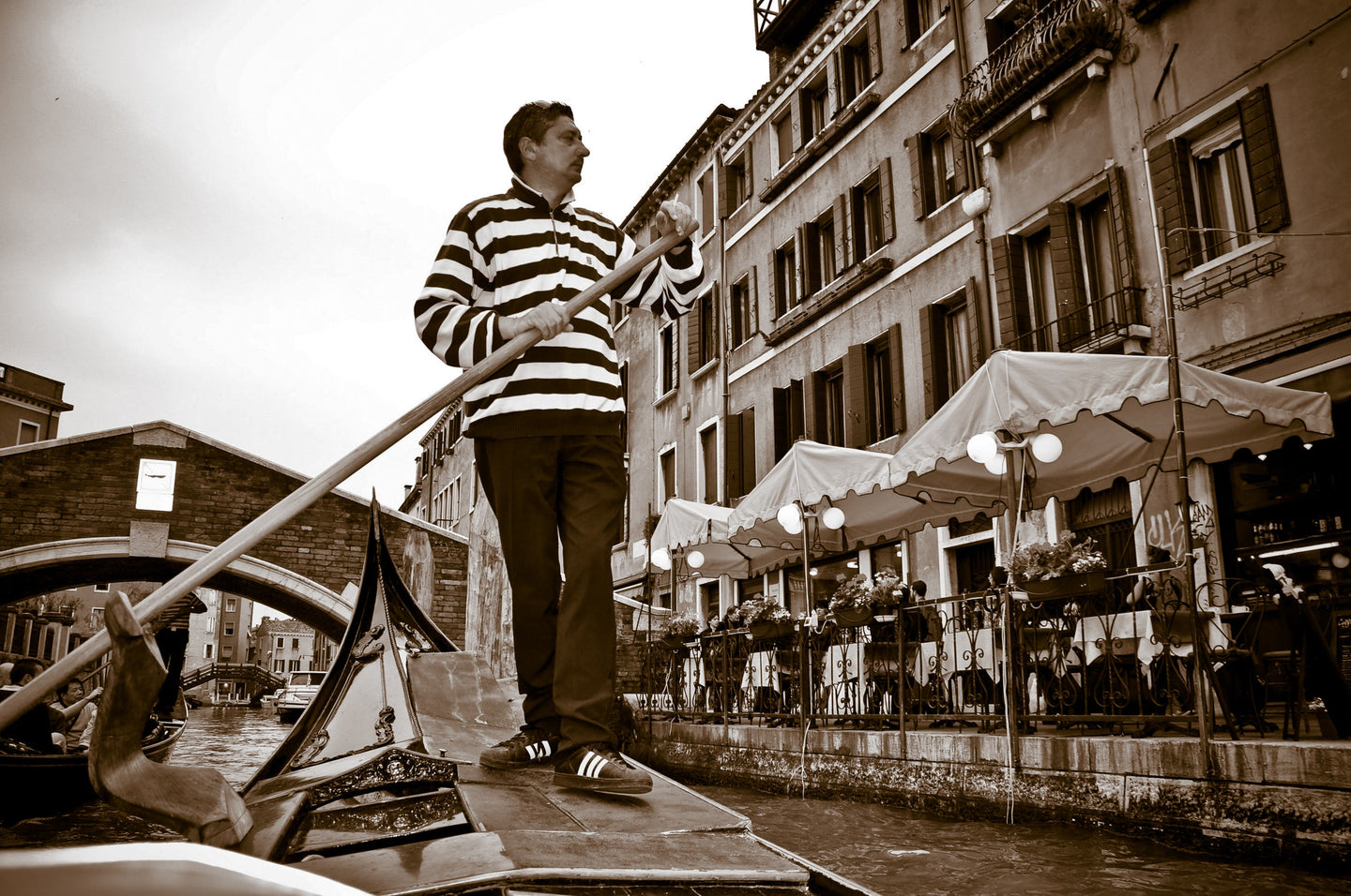 Venice Gondola 5 x 7 / Colored Tracy McCrackin Photography GiclŽe - Tracy McCrackin Photography
