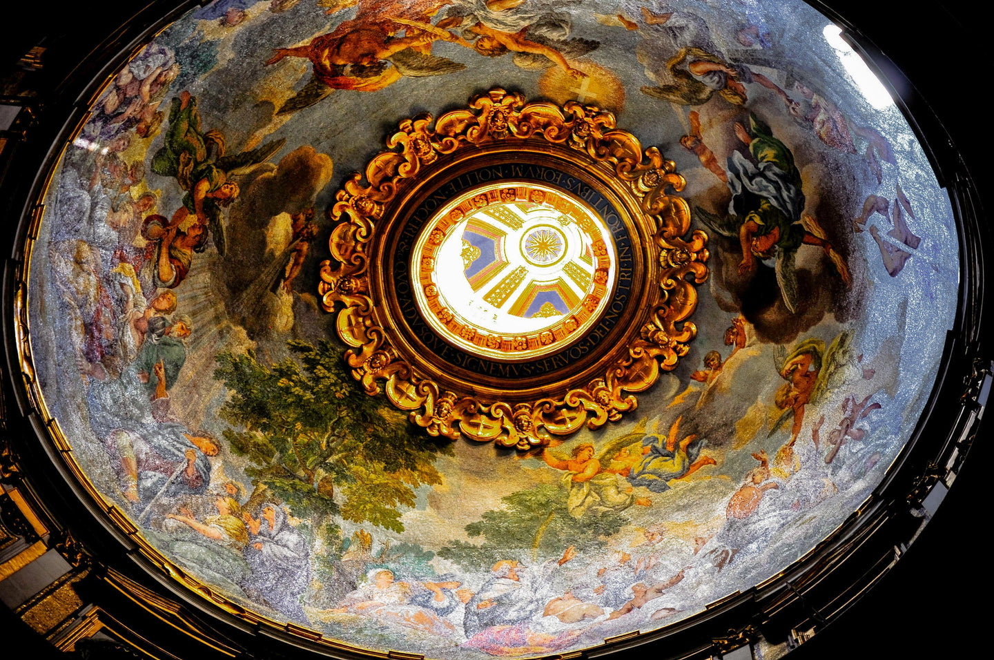 Dome Ceiling Santa Maria Maddalena 5x7 / Colored Tracy McCrackin Photography GiclŽe - Tracy McCrackin Photography