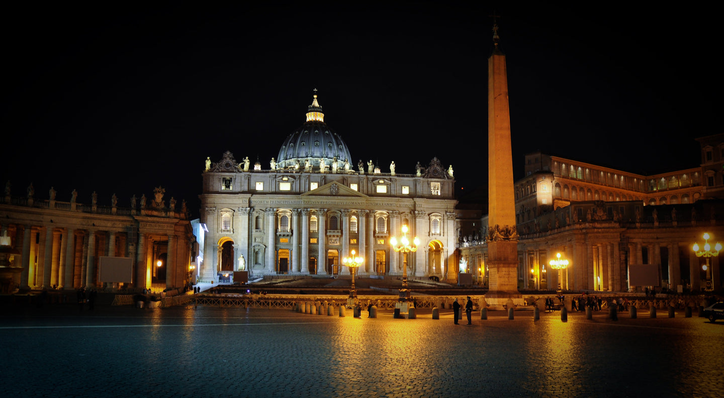 The Vatican City at Night 8x5 Tracy McCrackin Photography GiclŽe - Tracy McCrackin Photography