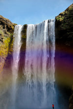 Load image into Gallery viewer, Majestic Skogafoss Rainbows 5 x 7 / Colored Tracy McCrackin Photography GiclŽe - Tracy McCrackin Photography