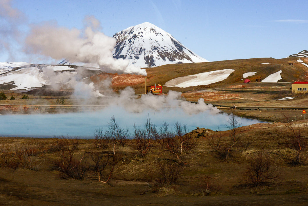 Iceland Valley Steaming Geysers 5 x 7 / Colored Tracy McCrackin Photography GiclŽe - Tracy McCrackin Photography