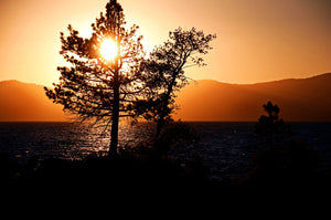 Lake Tahoe at Sunset 5 x 7 / Colored Tracy McCrackin Photography GiclŽe - Tracy McCrackin Photography