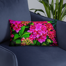 Load image into Gallery viewer, Floral Garden Pillows 20×12 Printful Home Decor - Tracy McCrackin Photography