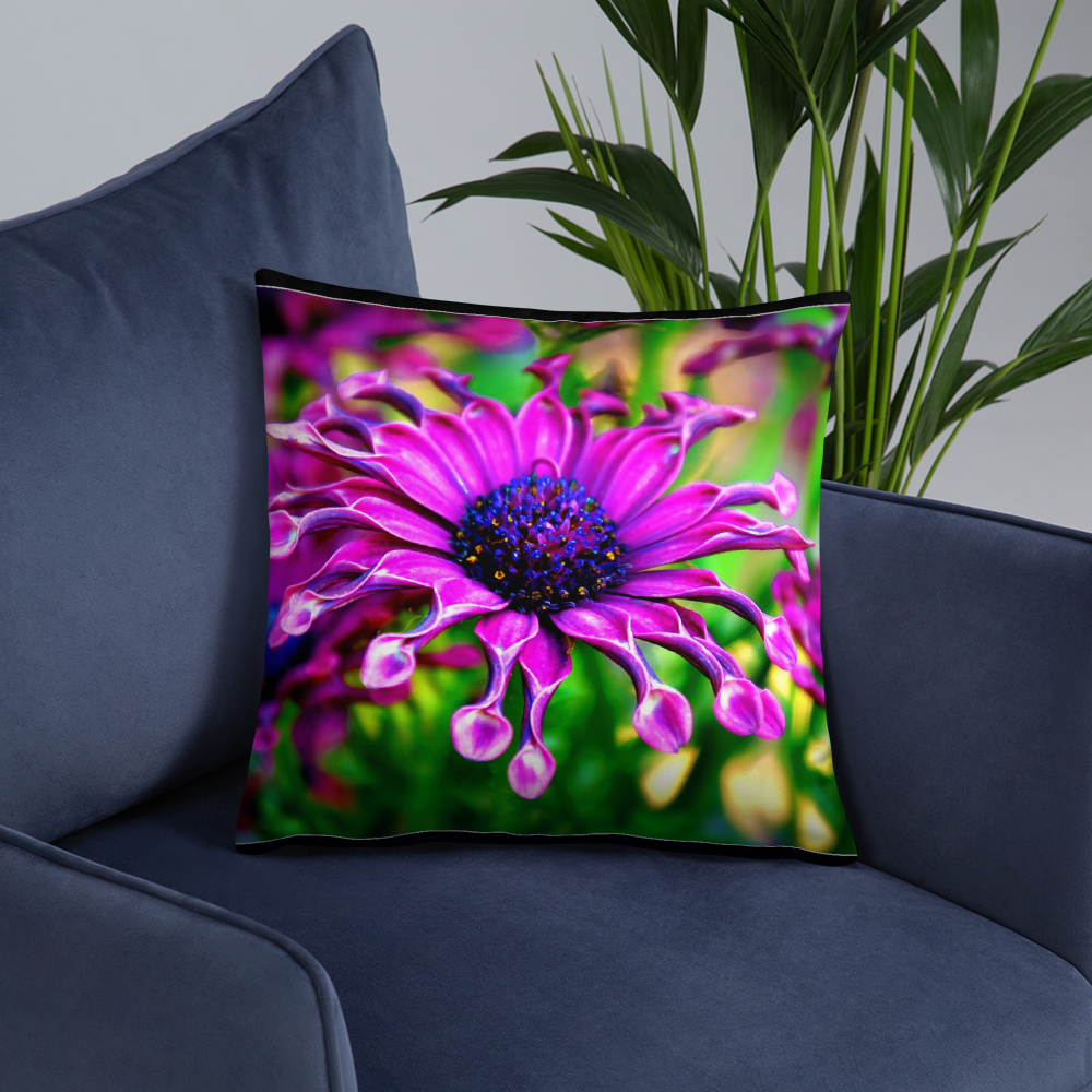 Purple Delight Garden Pillows Printful Home Decor - Tracy McCrackin Photography