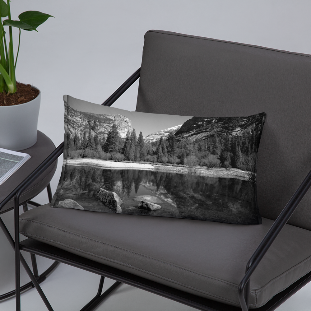 Mirror Lake Retreat Pillows 20×12 Printful Home Decor - Tracy McCrackin Photography