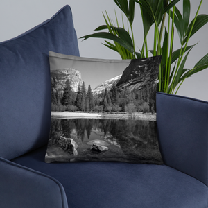 Mirror Lake Retreat Pillows Printful Home Decor - Tracy McCrackin Photography