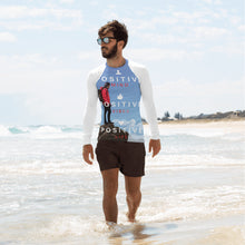 Load image into Gallery viewer, Positive Vibes Men&#39;s Rash Guard XS Tracy McCrackin Photography - Tracy McCrackin Photography