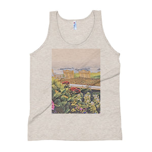 Peaceful Escape Unisex Tank Top Tri-Oatmeal / XS Tracy McCrackin Photography - Tracy McCrackin Photography