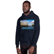 Load image into Gallery viewer, Hong Kong Harbor Unisex Hoodie Navy / S Printful - Tracy McCrackin Photography
