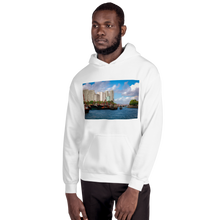 Load image into Gallery viewer, Hong Kong Harbor Unisex Hoodie White / S Printful - Tracy McCrackin Photography