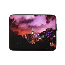 Load image into Gallery viewer, Hong Kong Nightscape Laptop Sleeve Tracy McCrackin Photography - Tracy McCrackin Photography