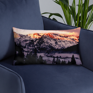 Snowy Retreat Pillows Printful Home Decor - Tracy McCrackin Photography