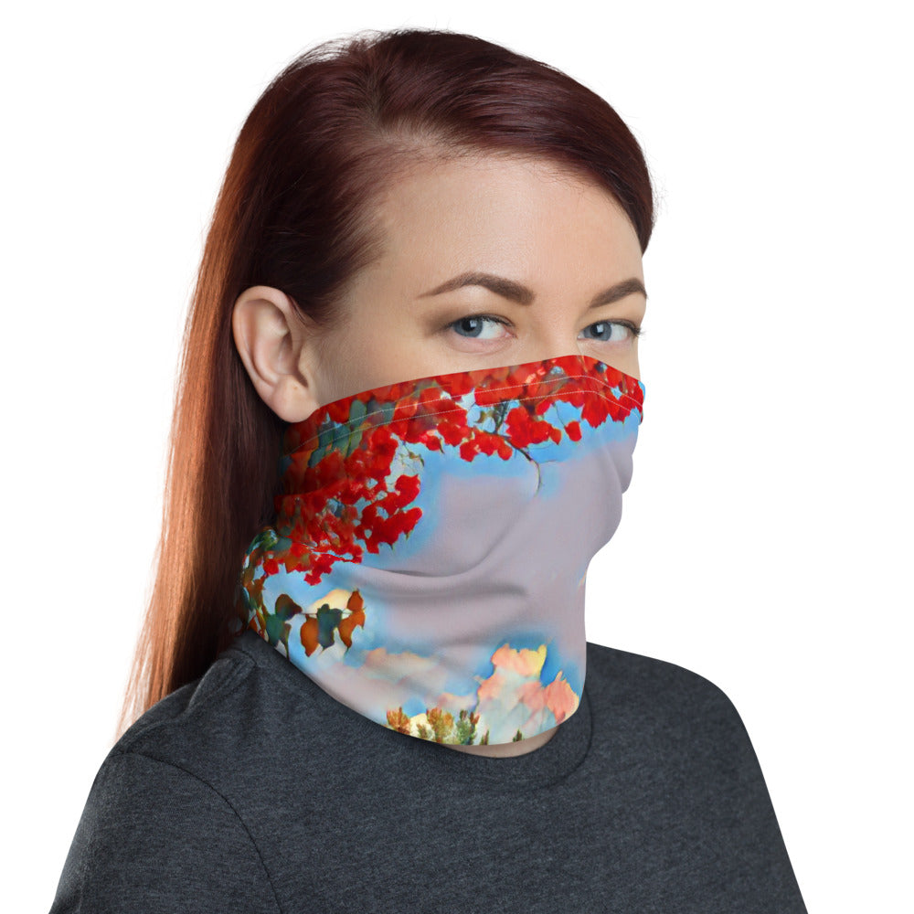 Garden Path Face Mask/Neck Gaiter Tracy McCrackin Photography Clothing - Tracy McCrackin Photography