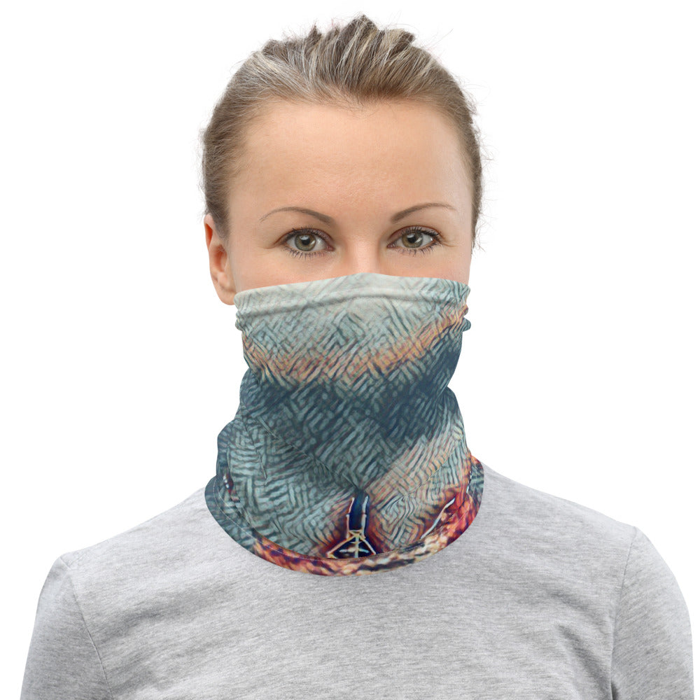Painterly City Scape Face Mask/Neck Gaiter Default Title Tracy McCrackin Photography Clothing - Tracy McCrackin Photography