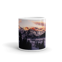 Load image into Gallery viewer, Squaw Creek Snowy Mountains Mug 11oz Printful Home Decor - Tracy McCrackin Photography