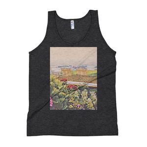 Peaceful Escape Unisex Tank Top Tri-Black / XS Tracy McCrackin Photography - Tracy McCrackin Photography