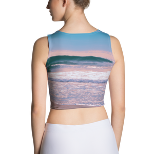 High Cut Beachy Crop Top Printful Clothing - Tracy McCrackin Photography