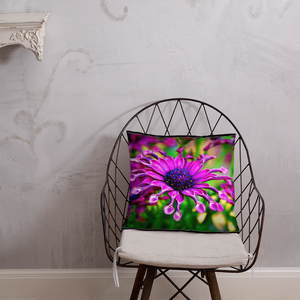Purple Delight Garden Pillows 18×18 Printful Home Decor - Tracy McCrackin Photography