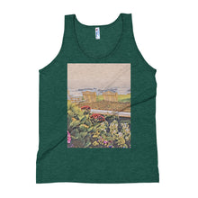 Load image into Gallery viewer, Peaceful Escape Unisex Tank Top Tri-Evergreen / XS Tracy McCrackin Photography - Tracy McCrackin Photography