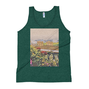 Peaceful Escape Unisex Tank Top Tri-Evergreen / XS Tracy McCrackin Photography - Tracy McCrackin Photography