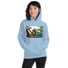 Load image into Gallery viewer, Panda Unisex Hoodie Light Blue / S Printful - Tracy McCrackin Photography