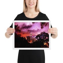 Load image into Gallery viewer, Ruby City at Night Framed poster (Colored) Tracy McCrackin Photography - Tracy McCrackin Photography