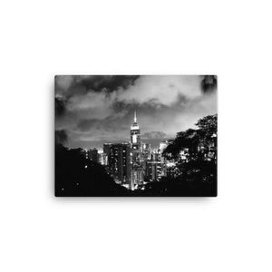 Hong Kong Cityscape Framed poster (BW) Tracy McCrackin Photography - Tracy McCrackin Photography