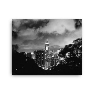 Hong Kong Cityscape Framed poster (BW) Tracy McCrackin Photography - Tracy McCrackin Photography